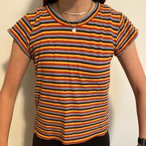 stripped madewell t-shirt